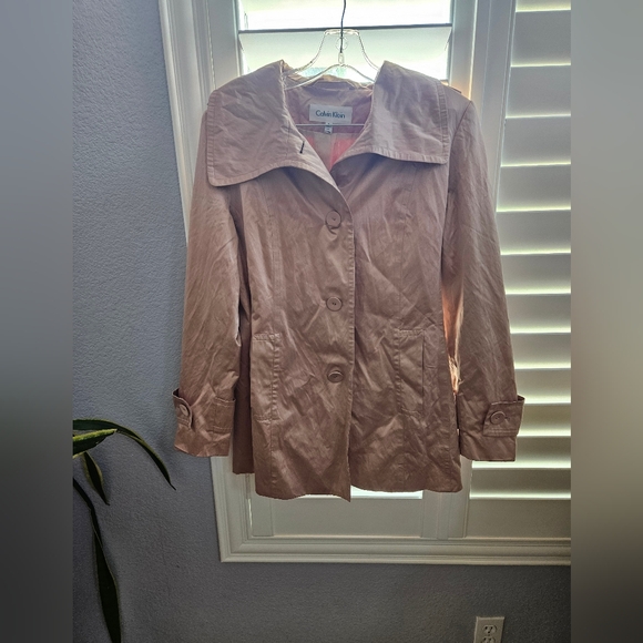 Calvin Klein Women's Peach Jacket Size 6 - Picture 1 of 11